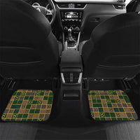 Custom Taurus Zodiac Car Mats Checkered Pattern