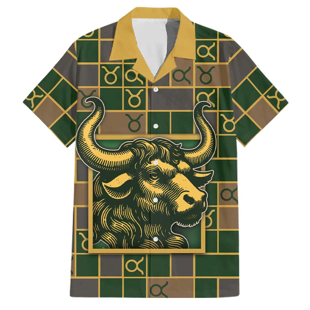 Custom Taurus Zodiac Family Matching Mermaid Dress and Hawaiian Shirt Checkered Pattern