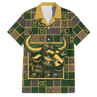 Custom Taurus Zodiac Family Matching Mermaid Dress and Hawaiian Shirt Checkered Pattern