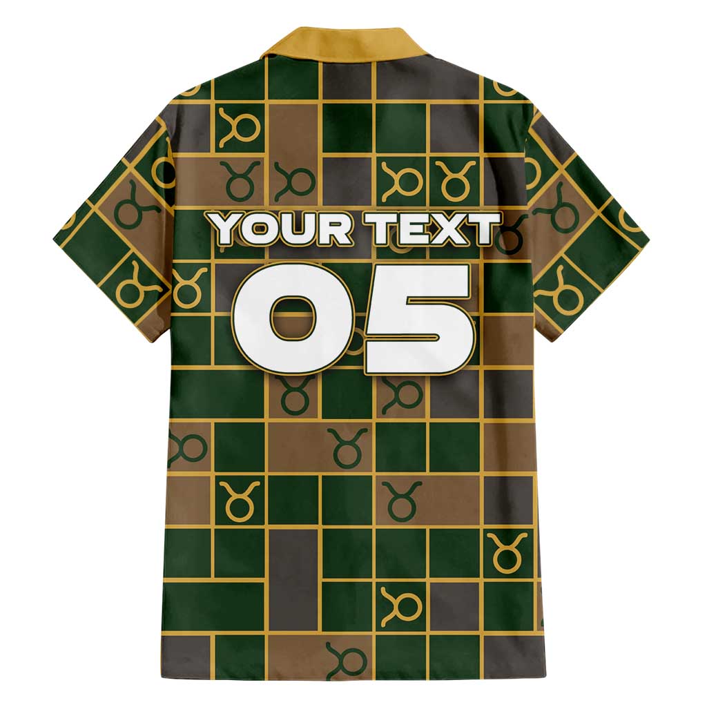 Custom Taurus Zodiac Family Matching Mermaid Dress and Hawaiian Shirt Checkered Pattern