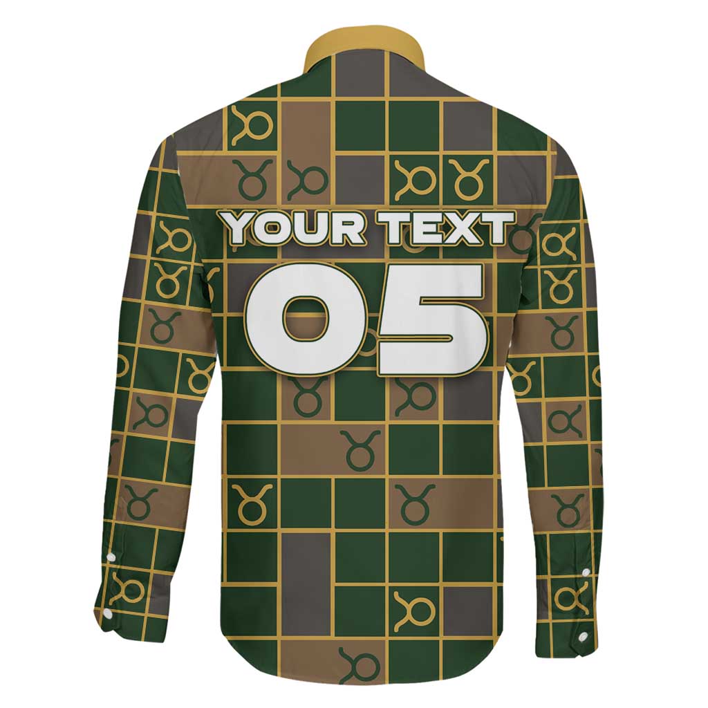 Custom Taurus Zodiac Family Matching Mermaid Dress and Hawaiian Shirt Checkered Pattern