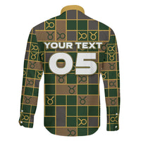 Custom Taurus Zodiac Family Matching Mermaid Dress and Hawaiian Shirt Checkered Pattern