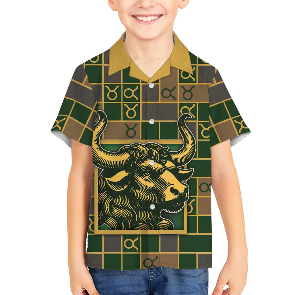 Custom Taurus Zodiac Family Matching Mermaid Dress and Hawaiian Shirt Checkered Pattern