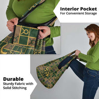 Taurus Zodiac Grocery Bag Checkered Pattern