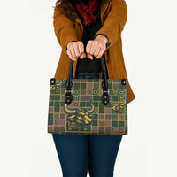 Taurus Zodiac Leather Bag Checkered Pattern