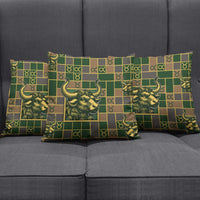 Taurus Zodiac Pillow Cover Checkered Pattern