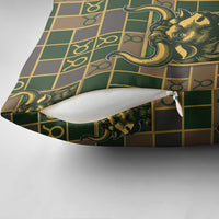 Taurus Zodiac Pillow Cover Checkered Pattern