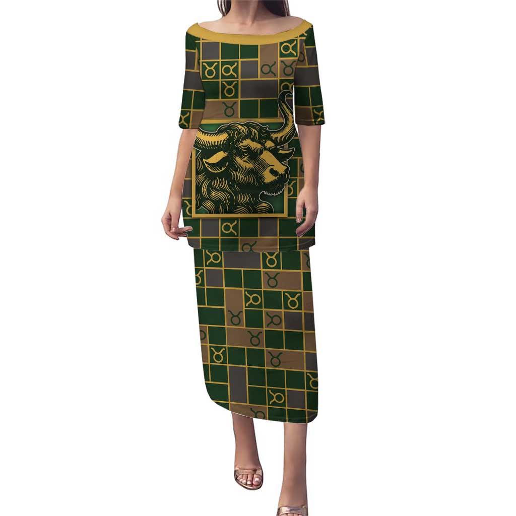 Custom Taurus Zodiac Puletasi Checkered Pattern
