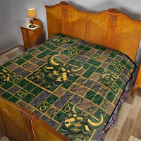 Taurus Zodiac Quilt Checkered Pattern