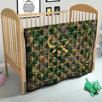 Taurus Zodiac Quilt Checkered Pattern