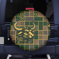 Taurus Zodiac Spare Tire Cover Checkered Pattern