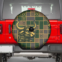 Taurus Zodiac Spare Tire Cover Checkered Pattern