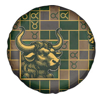 Taurus Zodiac Spare Tire Cover Checkered Pattern