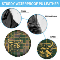Taurus Zodiac Spare Tire Cover Checkered Pattern