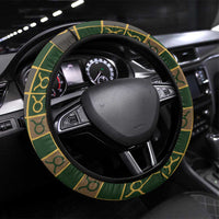 Taurus Zodiac Steering Wheel Cover Checkered Pattern