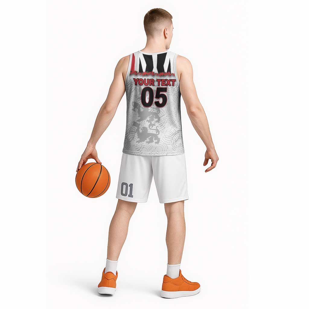 Custom England Football Basketball Jersey Gold Lions And Minimalist Floral