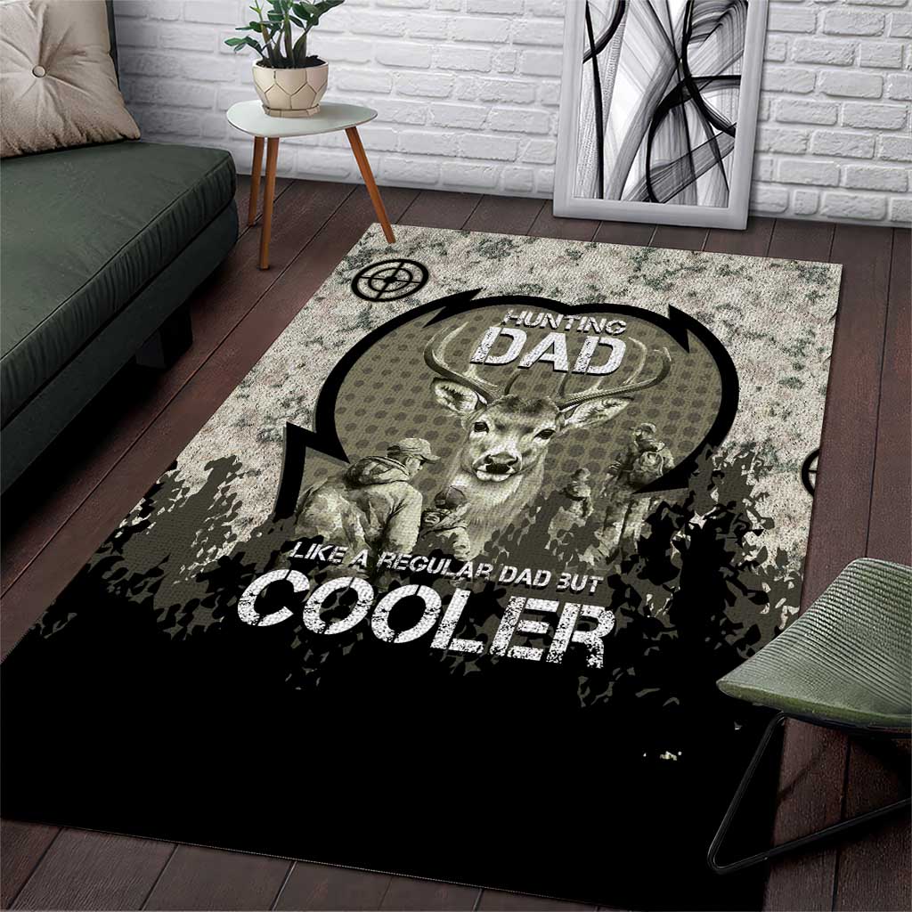 Deer Hunting Fathers Day Area Rug Best Dad Ever