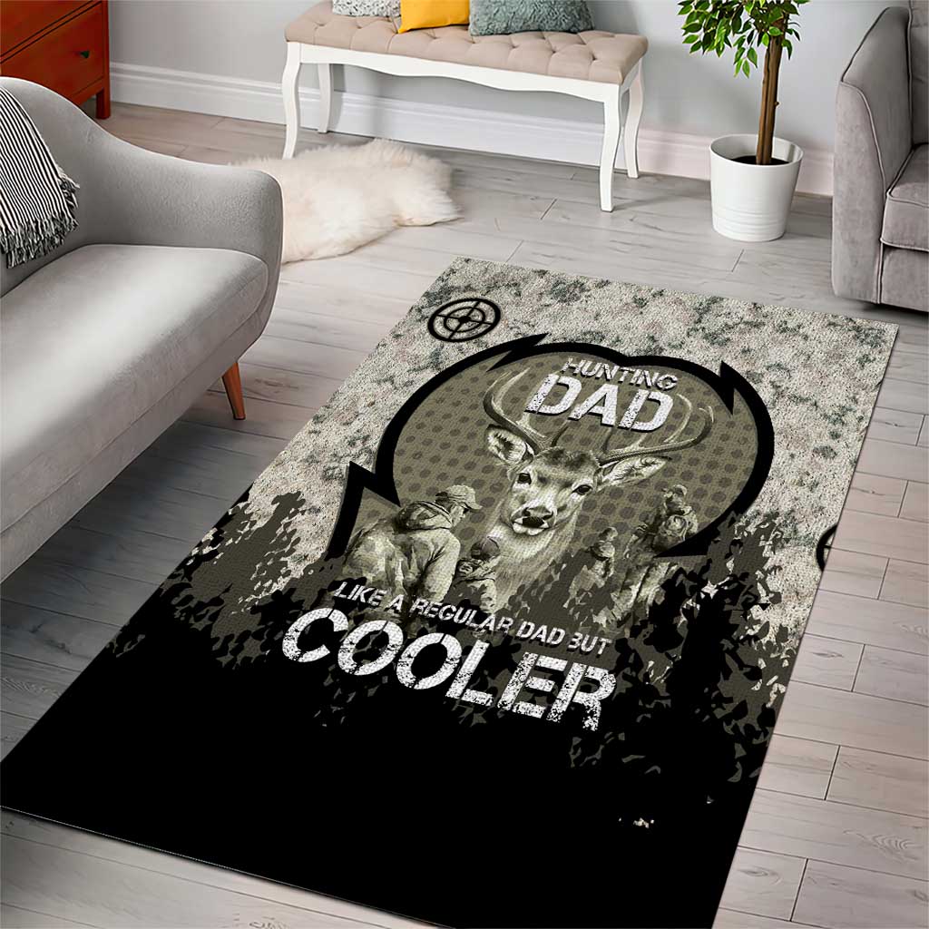 Deer Hunting Fathers Day Area Rug Best Dad Ever