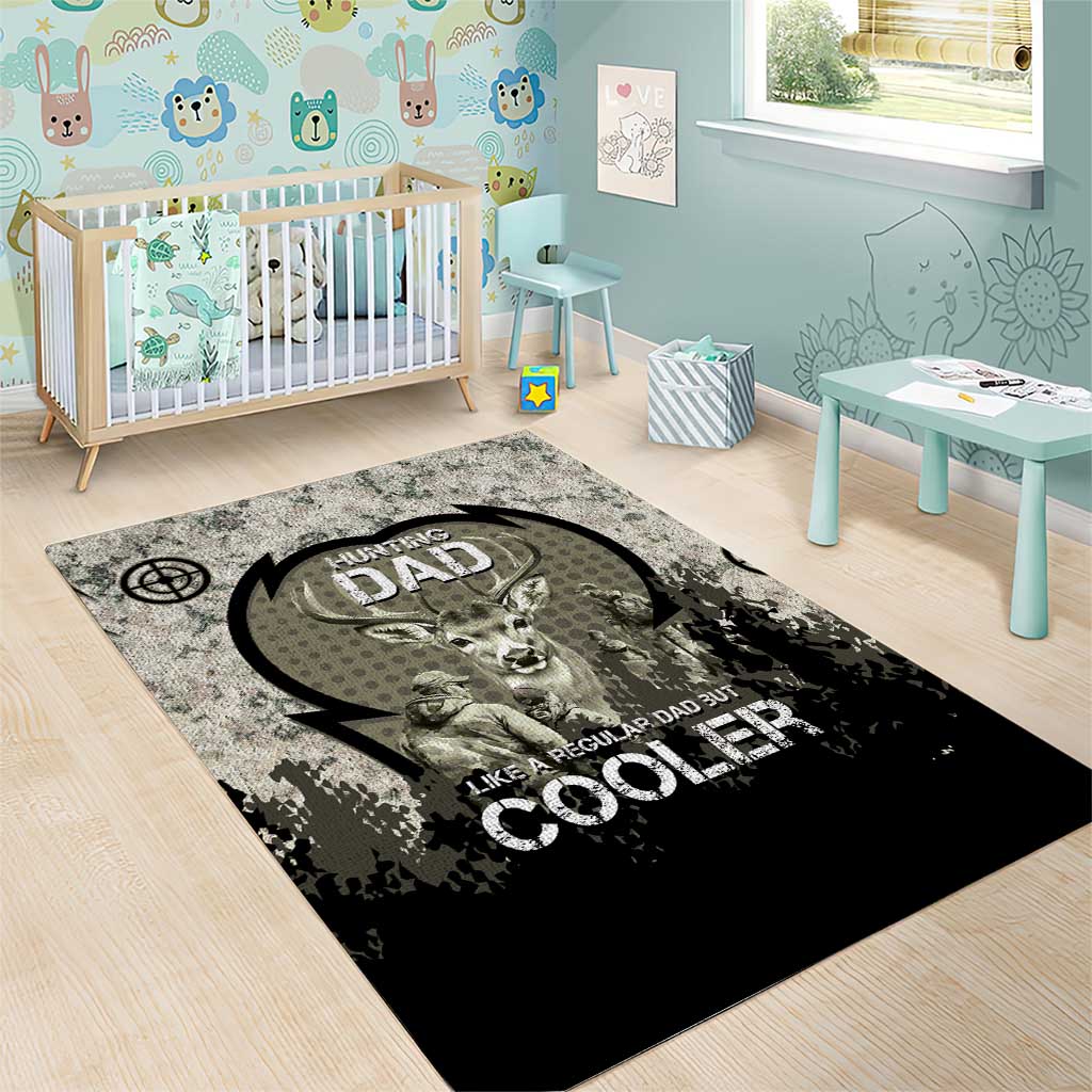 Deer Hunting Fathers Day Area Rug Best Dad Ever