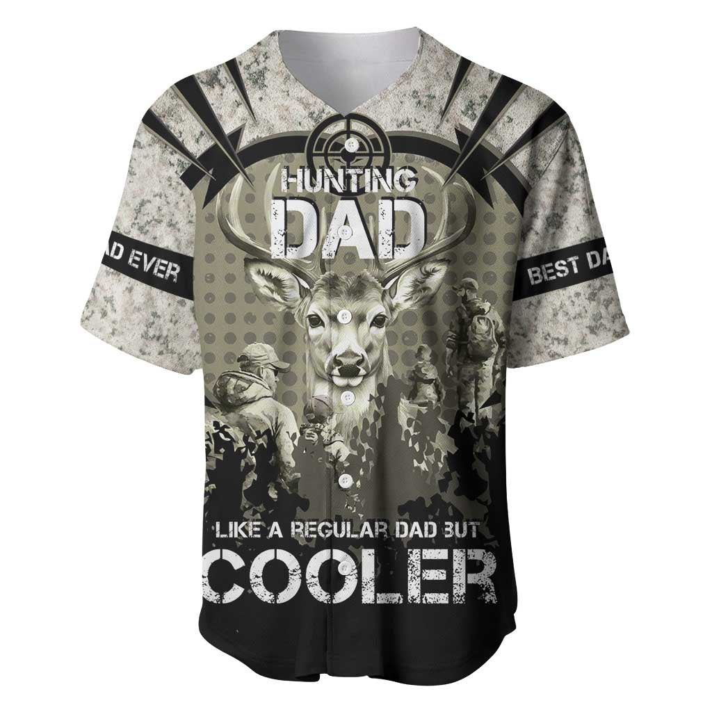 Deer Hunting Fathers Day Baseball Jersey Best Dad Ever