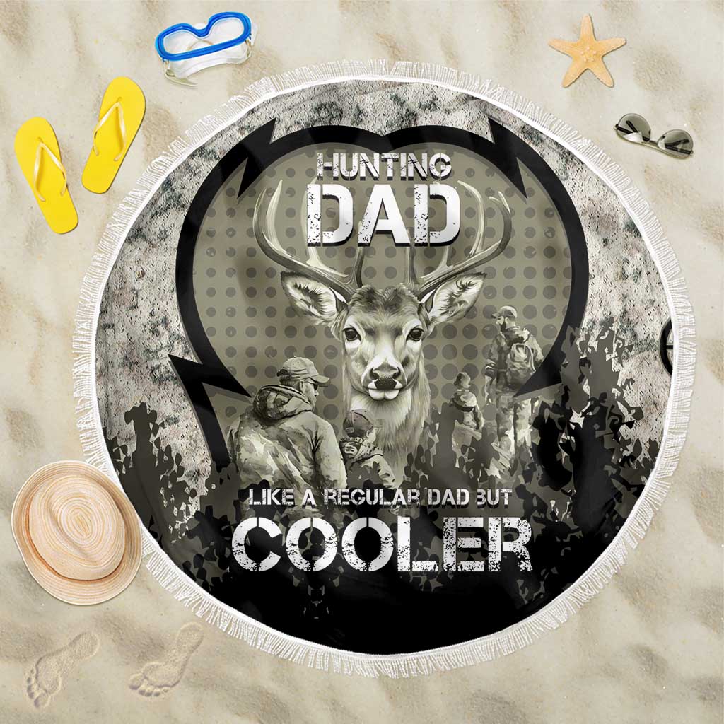 Deer Hunting Fathers Day Beach Blanket Best Dad Ever