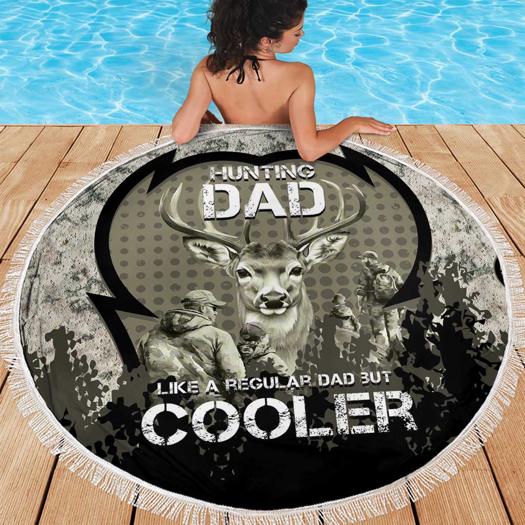 Deer Hunting Fathers Day Beach Blanket Best Dad Ever