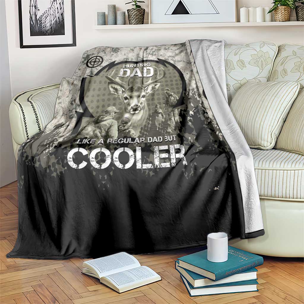 Deer Hunting Fathers Day Blanket Best Dad Ever