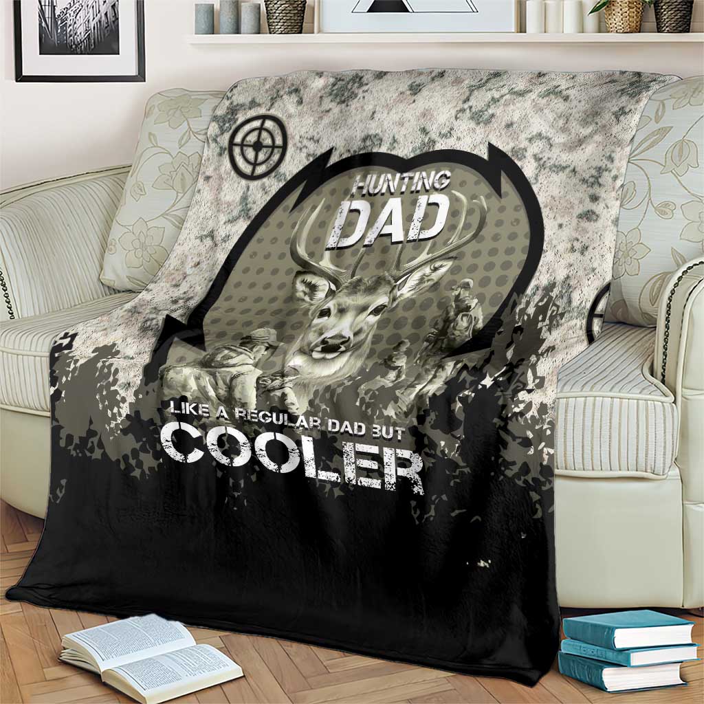 Deer Hunting Fathers Day Blanket Best Dad Ever