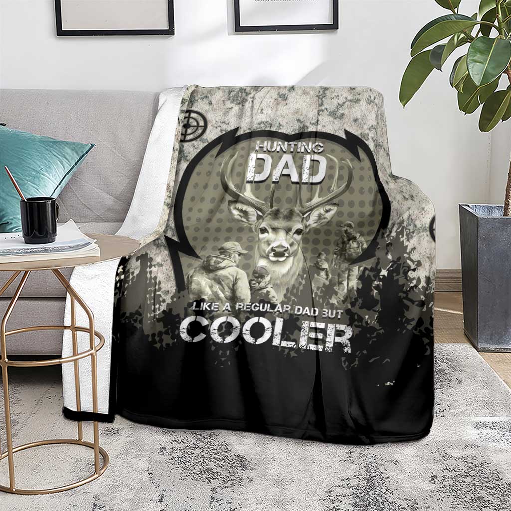 Deer Hunting Fathers Day Blanket Best Dad Ever
