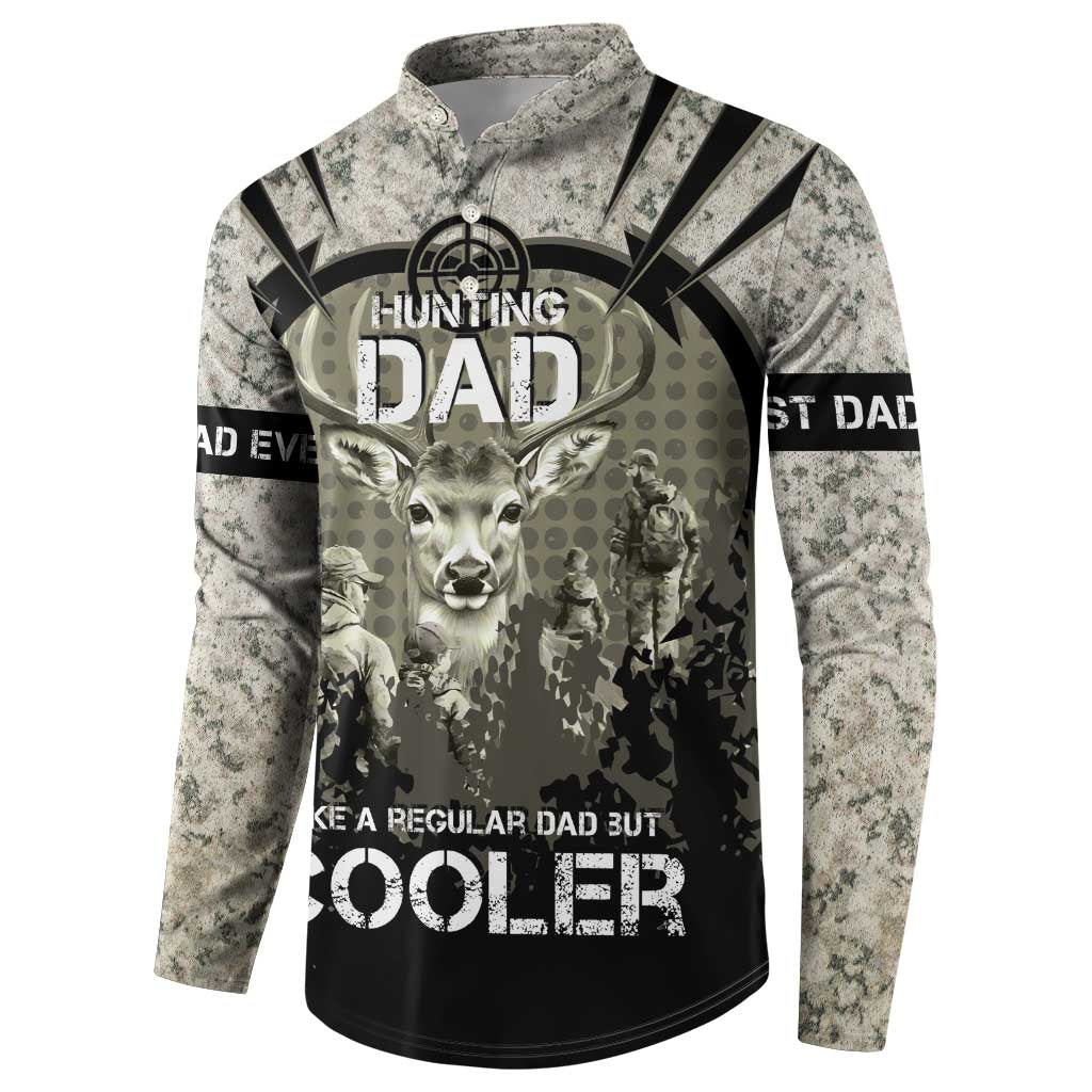 Deer Hunting Fathers Day Button Sweatshirt Best Dad Ever