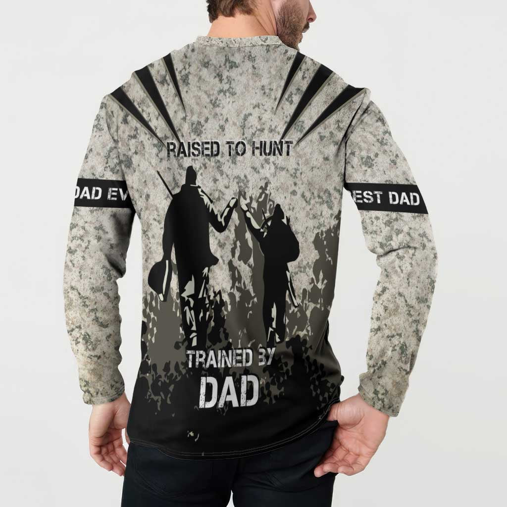 Deer Hunting Fathers Day Button Sweatshirt Best Dad Ever