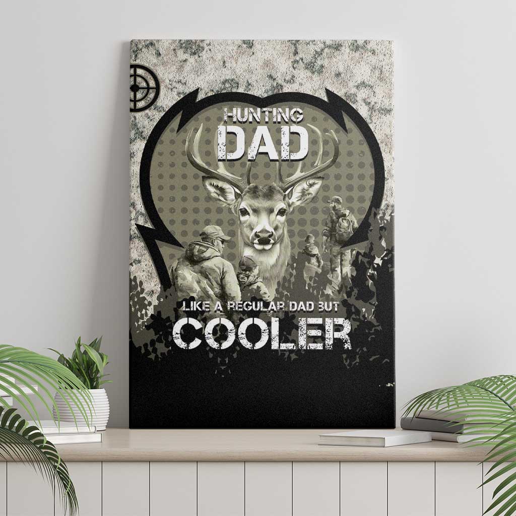 Deer Hunting Fathers Day Canvas Wall Art Best Dad Ever