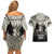 Deer Hunting Fathers Day Couples Matching Off Shoulder Short Dress and Hawaiian Shirt Best Dad Ever