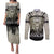 Deer Hunting Fathers Day Couples Matching Puletasi and Long Sleeve Button Shirt Best Dad Ever