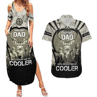 Deer Hunting Fathers Day Couples Matching Summer Maxi Dress and Hawaiian Shirt Best Dad Ever