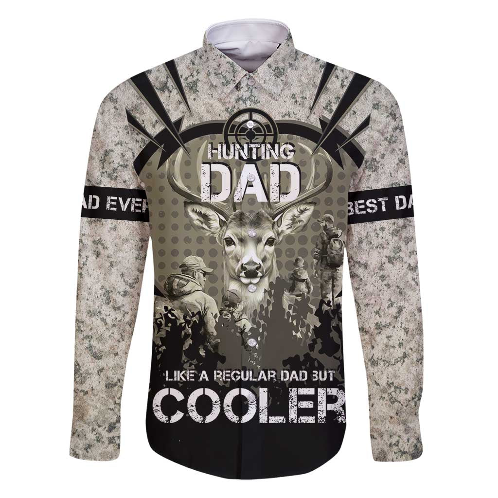 Deer Hunting Fathers Day Family Matching Off Shoulder Short Dress and Hawaiian Shirt Best Dad Ever