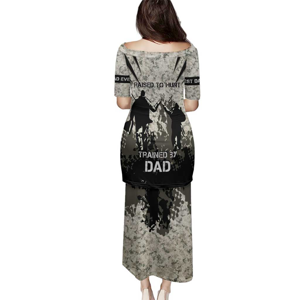 Deer Hunting Fathers Day Family Matching Puletasi and Hawaiian Shirt Best Dad Ever