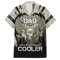 Deer Hunting Fathers Day Family Matching Short Sleeve Bodycon Dress and Hawaiian Shirt Best Dad Ever