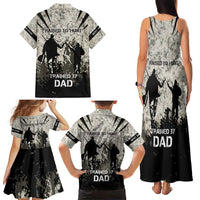 Deer Hunting Fathers Day Family Matching Tank Maxi Dress and Hawaiian Shirt Best Dad Ever