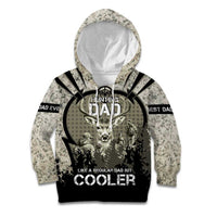 Deer Hunting Fathers Day Kid Hoodie Best Dad Ever