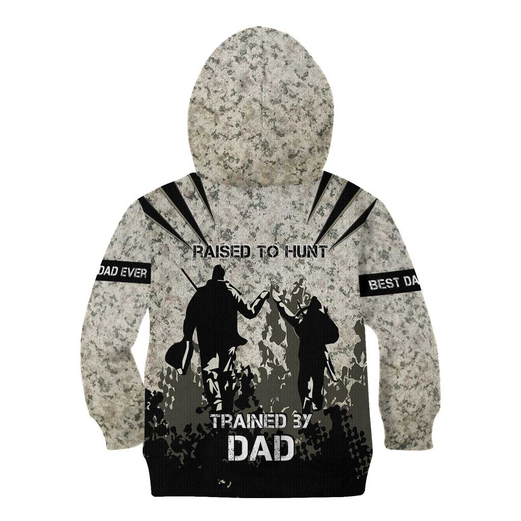 Deer Hunting Fathers Day Kid Hoodie Best Dad Ever
