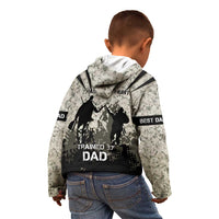 Deer Hunting Fathers Day Kid Hoodie Best Dad Ever