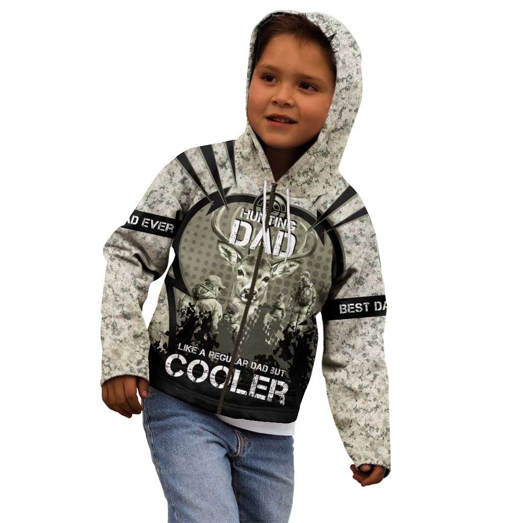 Deer Hunting Fathers Day Kid Hoodie Best Dad Ever