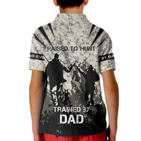 Deer Hunting Fathers Day Kid Polo Shirt Best Dad Ever
