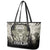 Deer Hunting Fathers Day Leather Tote Bag Best Dad Ever