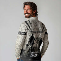 Deer Hunting Fathers Day Long Sleeve Polo Shirt Best Dad Ever