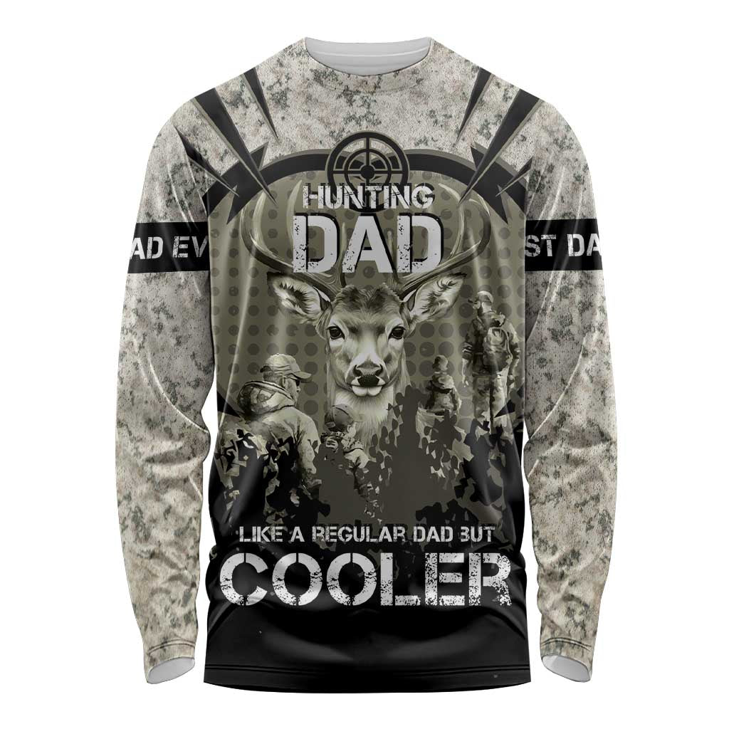 Deer Hunting Fathers Day Long Sleeve Shirt Best Dad Ever