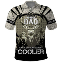 Deer Hunting Fathers Day Polo Shirt Best Dad Ever