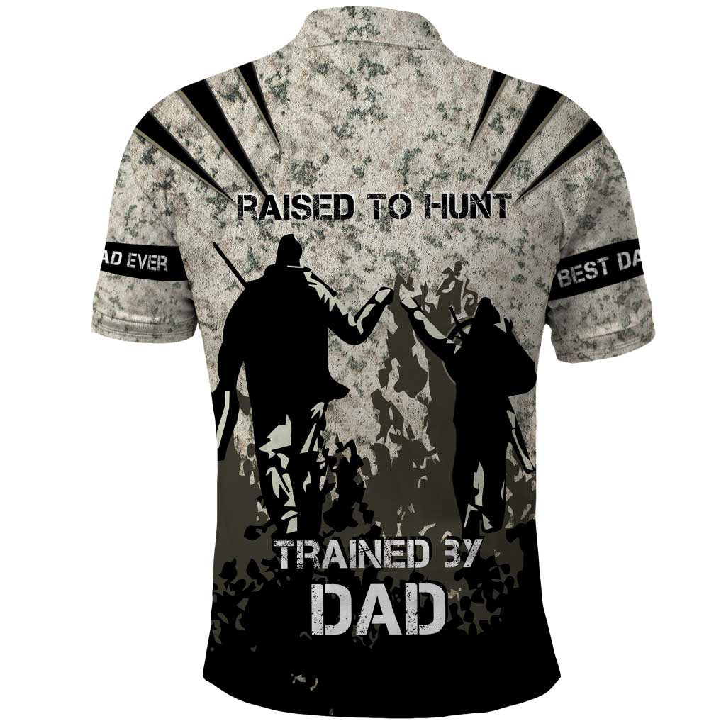 Deer Hunting Fathers Day Polo Shirt Best Dad Ever