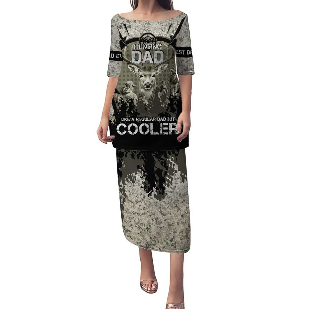 Deer Hunting Fathers Day Puletasi Best Dad Ever